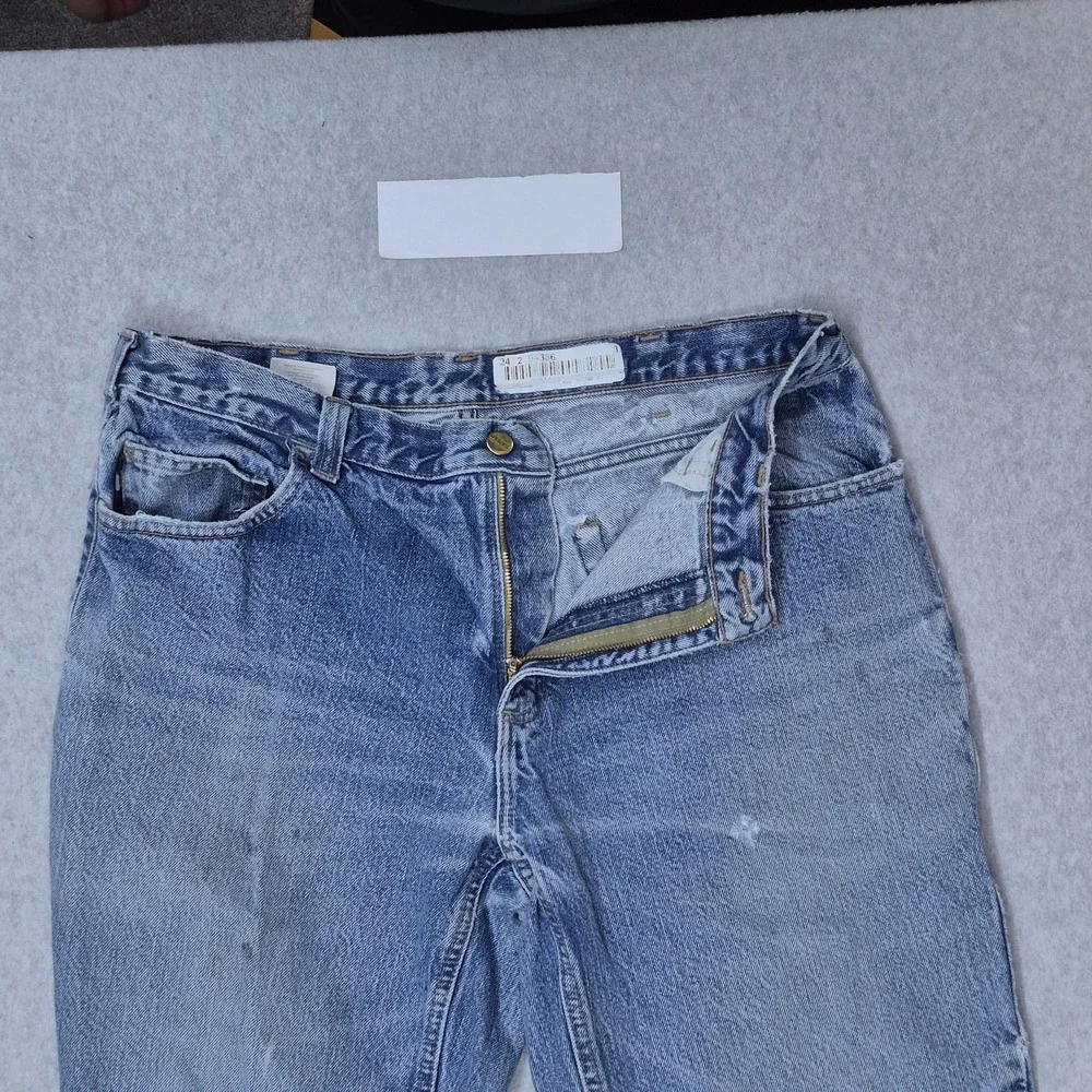 Carhartt FR Men Jeans Blue Denim Workwear 30